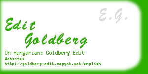 edit goldberg business card